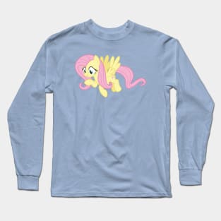 Fluttershy vector Long Sleeve T-Shirt